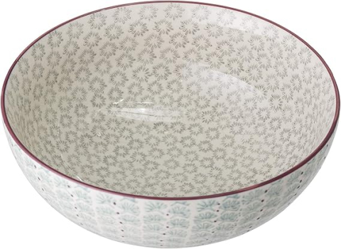 Veselă - Bol mare Bloomingville Maya 2.6L – Stoneware verde, Ø 28.5 cm, elegant și rezistent