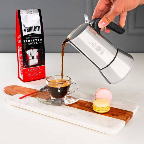 Cafetieră Espresso pentru Aragaz, Oțel Inoxidabil, 2 Căni, 85 ml – Bialetti Venus [1]