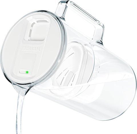 Bucătărie - Wessper Cană Filtrantă 3L Sticlă + Display LED – Carbon Activ & Rășină Ionică, BPA-Free