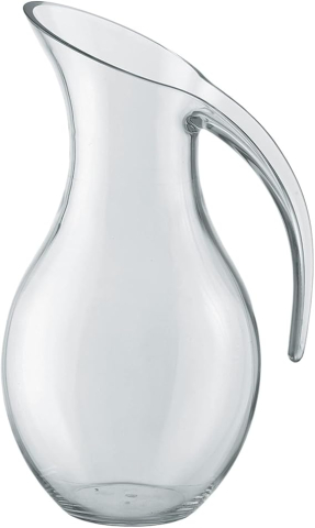 Ustensile de bucătărie - Carafă suflată din plastic premium, 1.6L, transparentă – Guzzini Happy Hour
