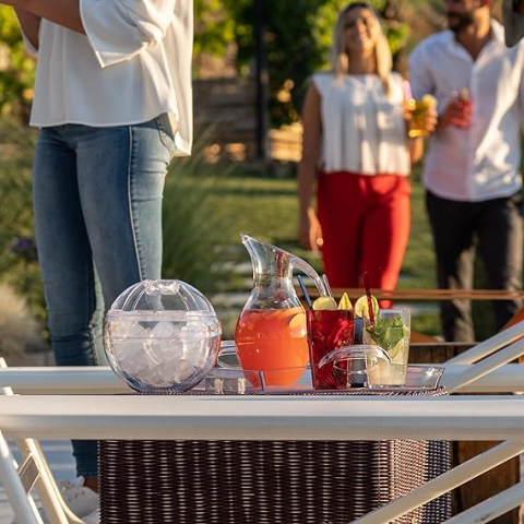 Carafă suflată din plastic premium, 1.6L, transparentă – Guzzini Happy Hour [2]