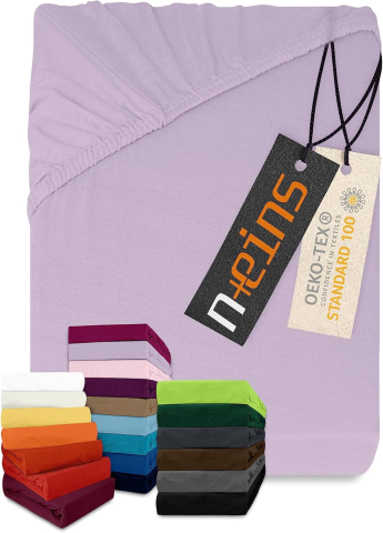 Cearșaf Jersey 120×200 cm – 100% Bumbac, Elastic 25 cm, Certificat Oeko-Tex [2]