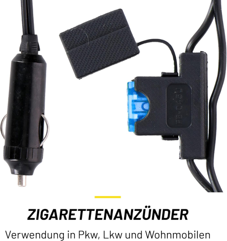 Fierbător auto Dunlop Reise Wasserkocher 24V, rezistent, negru-alb, resigilat [2]