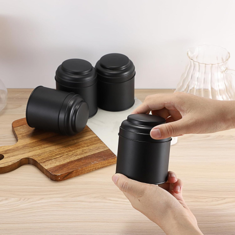 Set 6 Recipiente Metalice Etanșe 237 ml – IGNPION pentru Ceai, Cafea, Condimente [3]