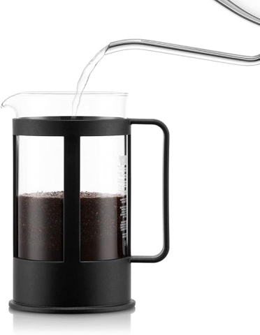 Bodum Kenya French Press 1L – Presă Cafea Borosilicată & Inox, Fabricată în Portugalia [2]