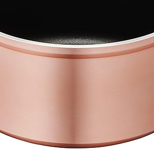 Oală Lagostina Ramata Ø 20 cm, efect cupru, acoperire antiaderentă Titanium Easy [1]