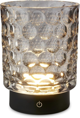 Casă - Lampă LED Wireless din Sticlă, Touch 3 Trepte, IP44 – BRILONER