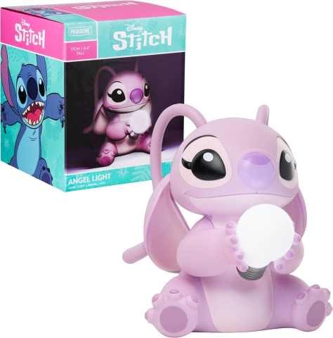 Casă - Lampă Angel Disney Lilo & Stitch, 16 cm – Paladone, Iluminare Caldă