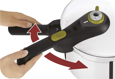 Oală sub presiune 6 L, Tefal Secure 5 Neo P2530737 – 2 niveluri de gătire, oțel inoxidabil premium [3]