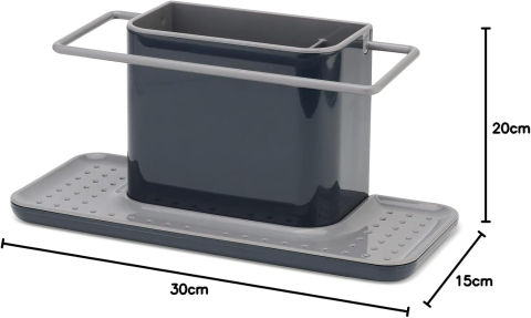 Joseph Joseph Caddy Mare – Organizator Chiuvetă, Gri Închis [2]