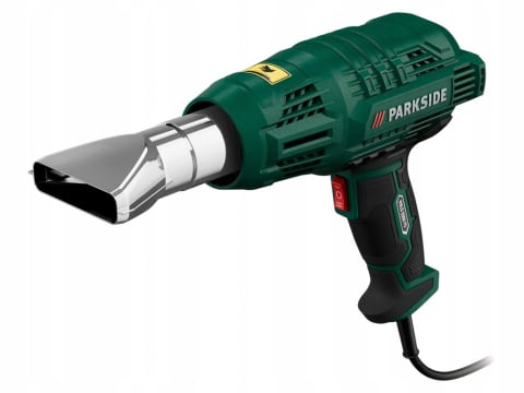Pistol cu aer cald 2000W cu 2 trepte și set 4 duze – pentru decapare, uscări și modelare – Parkside PHLG 2000 F5 [3]