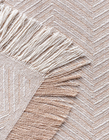 Pătură / Cuvertură Multifuncțională Todocama din Bumbac Reciclat – Pentru Pat, Canapea sau Fotoliu, Model Herringbone „Jarapas” [3]