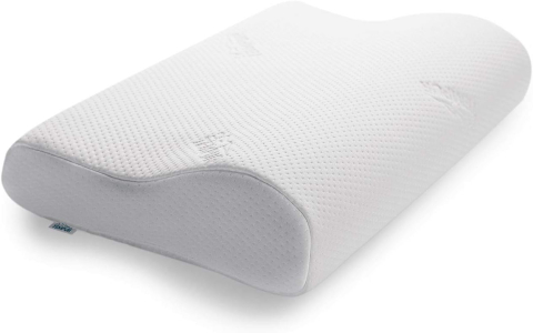 Perne - Perna Ortopedică TEMPUR Original, Memory Foam – Suport Cervical Ergonomic pentru Dormit pe Spate și pe Lateral, Fermă, M (50 x 31 x 10/7 cm), Albă