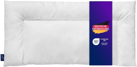 Casă - Pernă Traumnacht 40x60 cm – Pentru dormit pe burtă, Oeko-Tex, moale și respirabilă