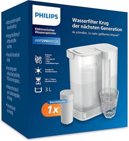 Tăvi și seturi pentru servire - Philips Water – Carafă Instant cu Filtru (3L)