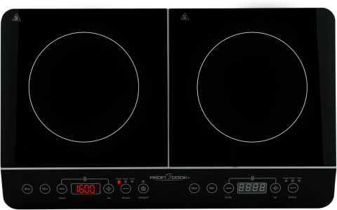 Electrocasnice de bucătărie - ProfiCook PC DKI 1067 – Plită dublă cu inducție, 10 trepte, timer 180 min, control tactil