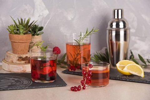 Set 6 Pahare Apă Excèlsa „New York”, 37 cl – Sticlă Transparentă, Rezistente, Elegant Design [1]