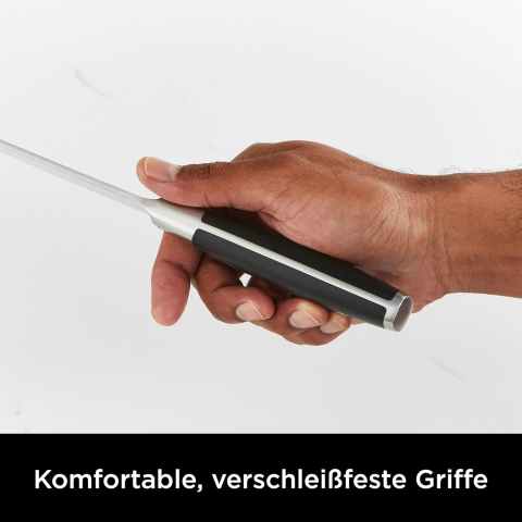 Set Cuțite Ninja Foodi StaySharp – Bloc cu Ascuțitor Integrat, 6 piese, Inox German [7]