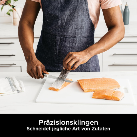 Set Cuțite Ninja Foodi StaySharp – Bloc cu Ascuțitor Integrat, 6 piese, Inox German [6]