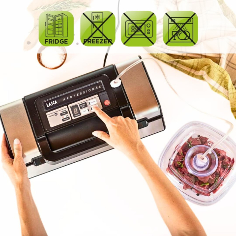 Set recipiente vidat pentru alimente 1 L și 2 L – compatibile Laica, BPA-Free [1]