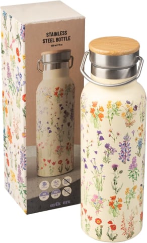 Noutăți - Sticlă termică reutilizabilă din inox, 500 ml, colecția Wild Flowers