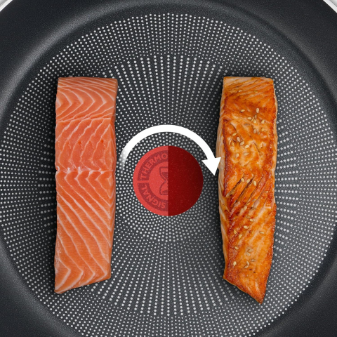 Tigaie Antiaderentă 20 cm Titanium Force cu Thermo-Signal – Tefal [1]