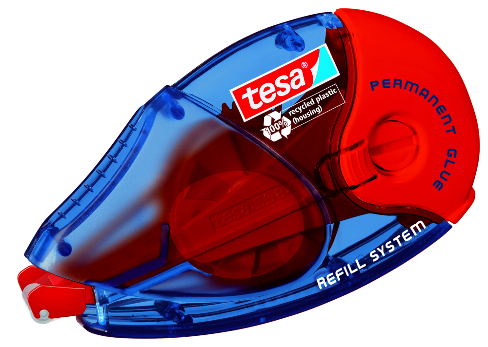 Roller adeziv permanent reîncărcabil, transparent, 14m x 8.4mm - Tesa 59100 [2]
