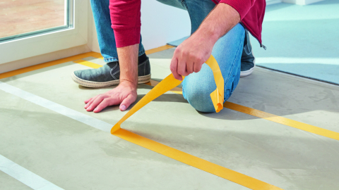 Bandă dublu adezivă pentru pardoseli permanenta, extra-puternică, 25m x 50 mm - Tesa 5672 [3]