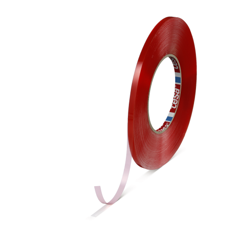Benzi dublu adezive filmice - Bandă dublu adezivă, transparent, 50m x 6mm, rezistență UV și umiditate - Tesa 4965