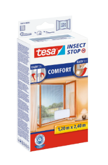 Plase de țânțari / Garnituri de etanșeizare - Plasă anti insecte, alb, 1.2m x 2.4m - Tesa 55918