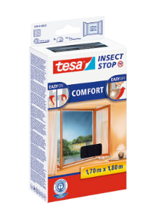 Produse - Plasă anti insecte, negru 1.7m x 1.8m - Tesa 55914