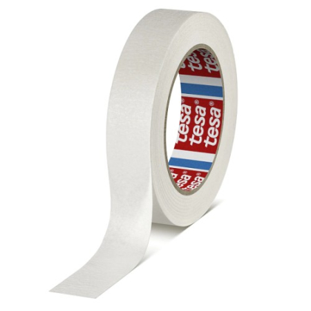 Produse - Bandă adezivă de hârtie pentru mascare, alb - Tesa 4311