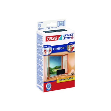 Produse - Plasă anti insecte, negru 1.3m x 1.5m - Tesa 55388