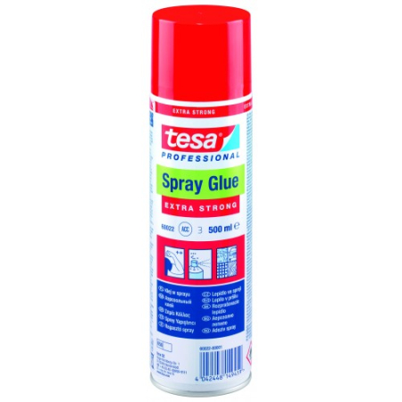 Produse - Spray adeziv EXTRA STRONG, 500 ml - Tesa 60022