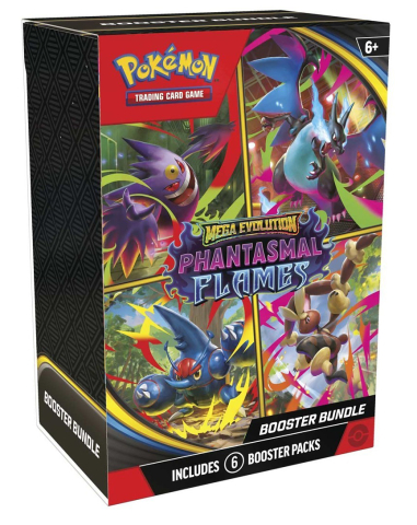Pokémon - Pokémon TCG: Mega Evolution - Phantasmal Flames Booster Bundle