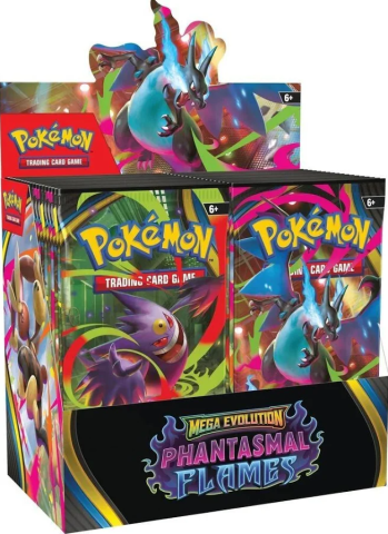 Pokémon - Pokémon TCG: Mega Evolution - Phantasmal Flames Booster Display