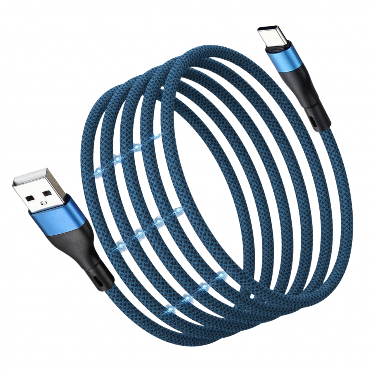 Cablu USB Type-C 100W, 1.5m, Anti-Incalcire Magnetic – Compatibil iPhone 15, Samsung, MacBook [2]