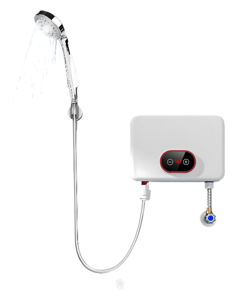 Incalzitor Electric Instant 3500W–5500W cu Afisaj LED si Para de Dus [1]