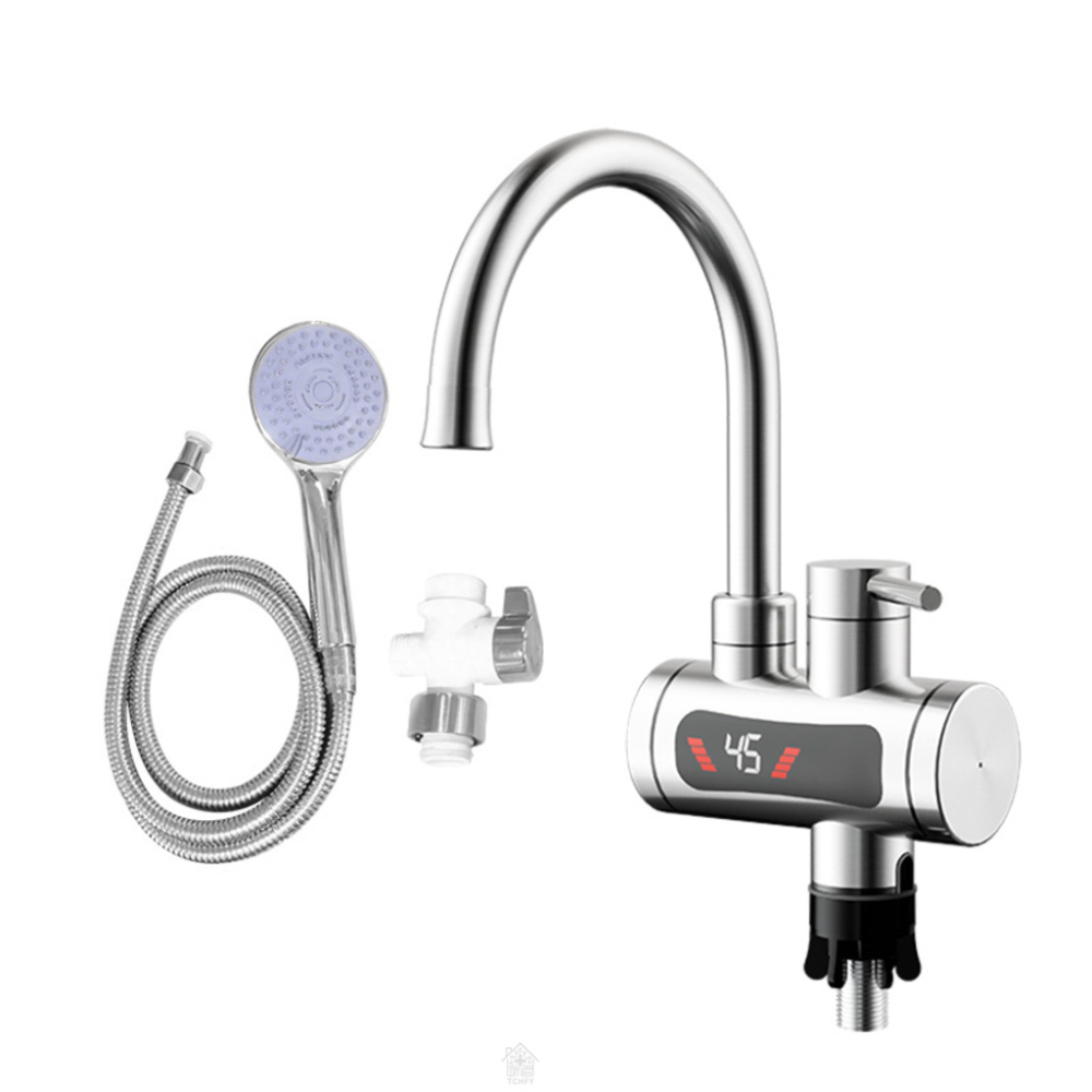 Robinet Electric Instant 3300W cu Afisaj LED si Para de Dus [2]