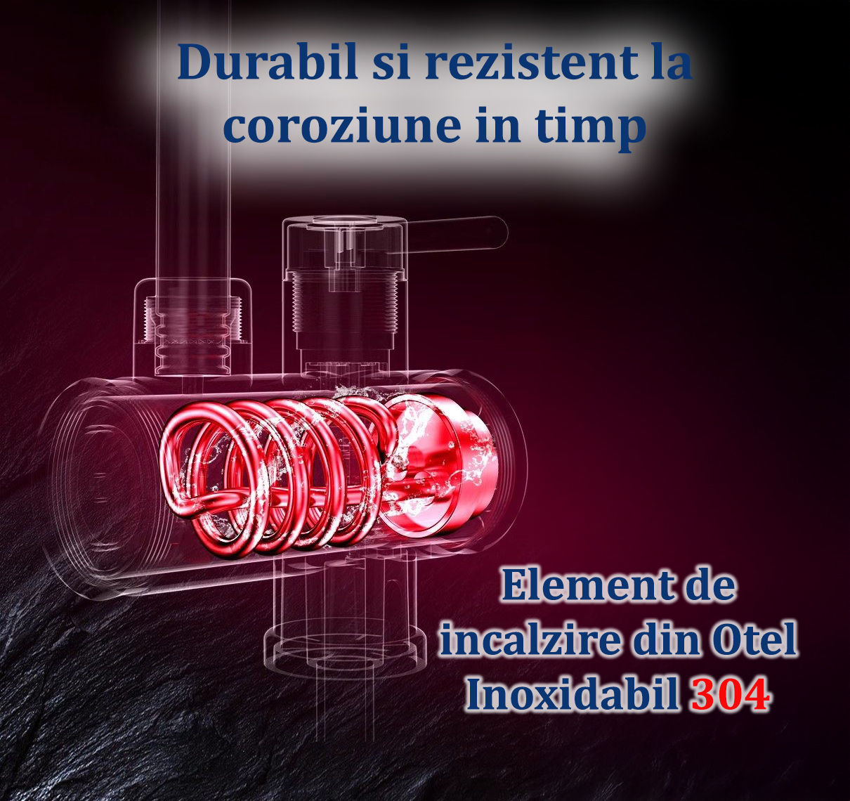 Robinet Electric, Instant, Incalzitor Instantaneu, Putere 3300W cu Afisaj LED – Apa Calda sau Rece in 3 Secunde, Design Modern din Otel Inoxidabil, Afisaj Digital al Temperaturii, Ideal pentru Baie, Bucatarie si Exterior, Rotire 360°, Instalare Rapida, Cablul de Alimentare de 2m si Stecher Detasabil [6]