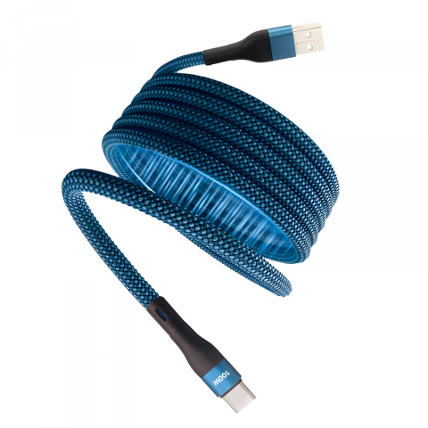 Laptop, Tablete & Telefoane - Cablu USB Type-C 100W, 1.5m, Anti-Incalcire Magnetic – Compatibil iPhone 15, Samsung, MacBook