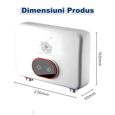 Incalzitor Electric Instant 3500W–5500W cu Afisaj LED si Para de Dus [9]