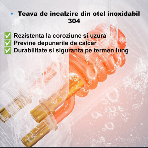 Robinet Electric Instant 3300W cu Afisaj LED si Para de Dus [14]