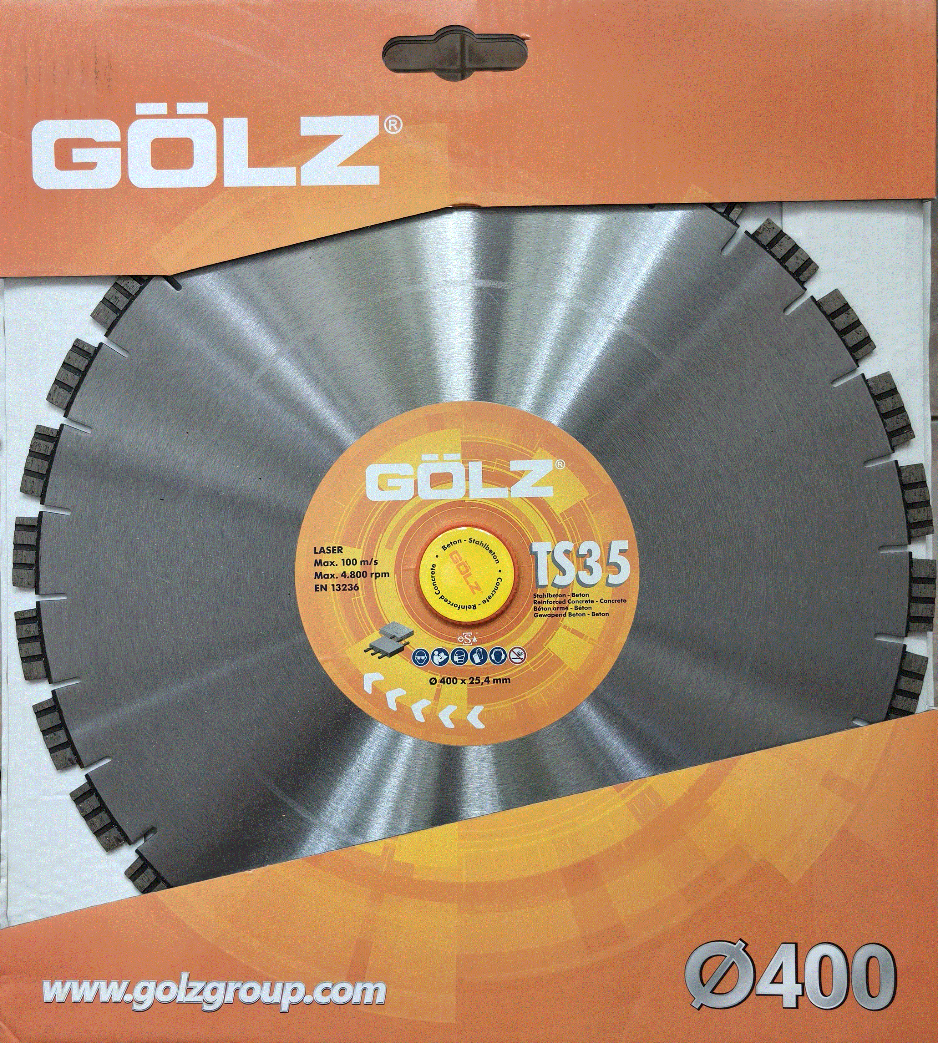 TS35/400  Disc diamantat premium pentru taiere beton [1]