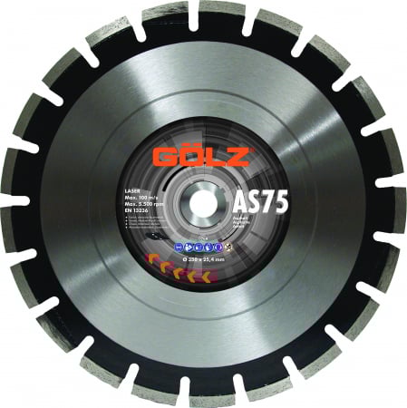 Discuri diamantate - AS75 Disc profesional premium pentru taiere asfalt