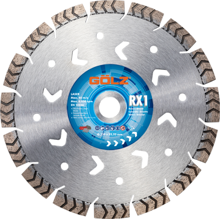 Tehnica diamantata Golz - Disc diamantat premium 230mm, RX1