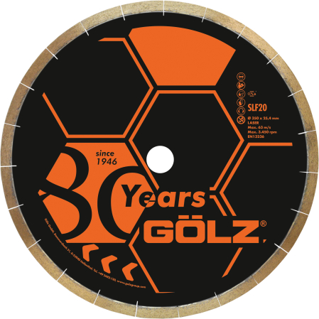 Masina electrica profesionala pentru taiere marmura, granit, terazzo GS350 Golz Black Edition- 80 ani [1]