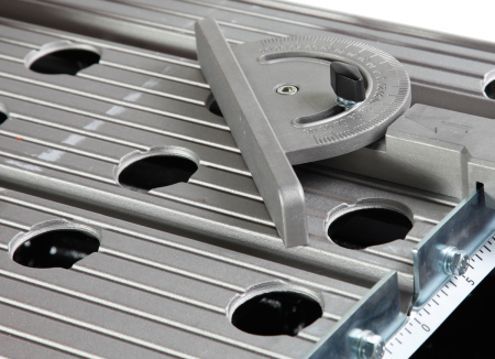 MS400AL Masina profesionala din aluminiu pentru taiat materiale constructii cu cap rabatabil la 45° [2]