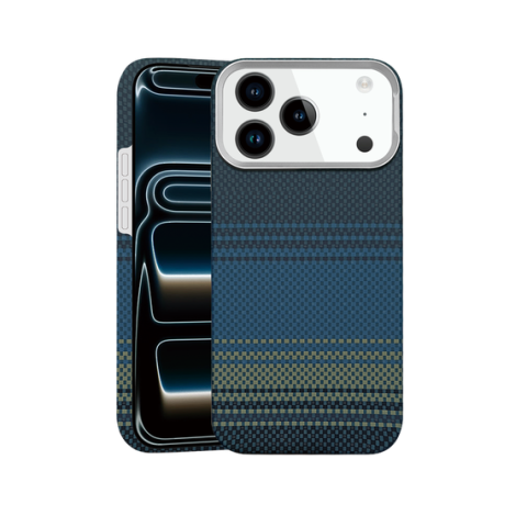 Husa Aramid PTK » iPhone 17 Pro Max, Kevlar Fiber cu MagSafe [2]