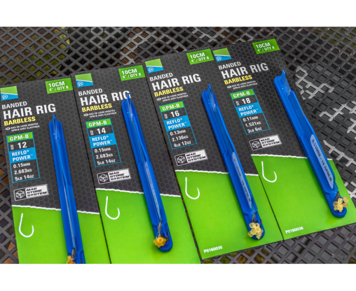 CARLIGE LEGATE PRESTON GPM-B BANDED HAIR RIGS, 8buc Nr 12 [4]